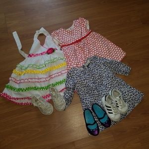 Bundlen of 6 pieces of Girls clothes size 18months